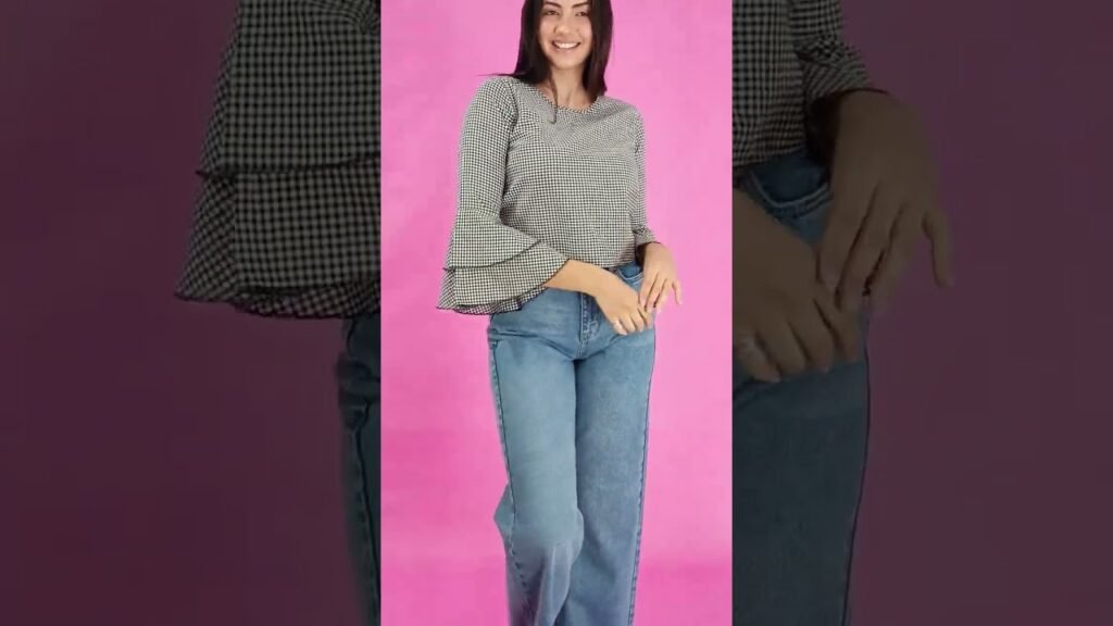 Pantalón Denim Palazzo , Ropa para Dama - Gamarra.