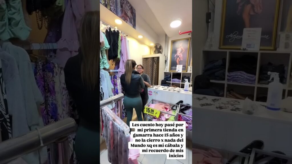 ALEJANDRA BAIGORRIA " MI PRIMERA TIENDA QUE ABRI, HACE 15 AÑOS EN GAMARRA"