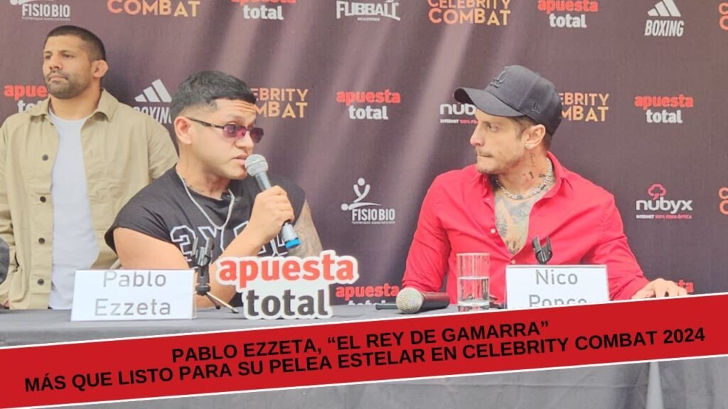 Pablo Ezzeta, “El Rey de Gamarra” ya está listo para su pela en el evento de Celebrity Combat