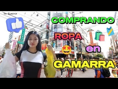 comprando Ropa en las calles y galerías en Gamarra | los Ramírez