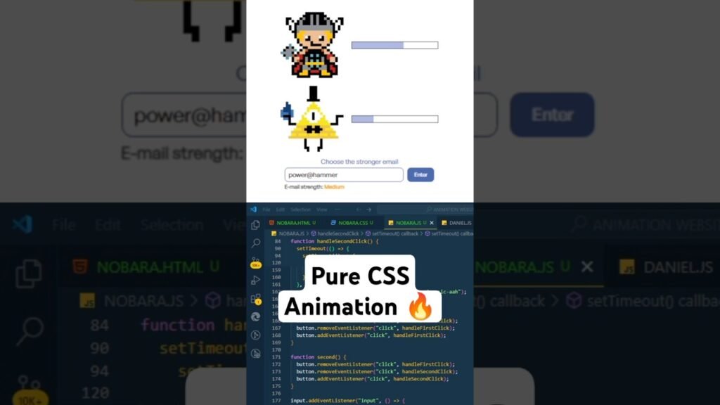 Choose Strong E-mail CSS Animation